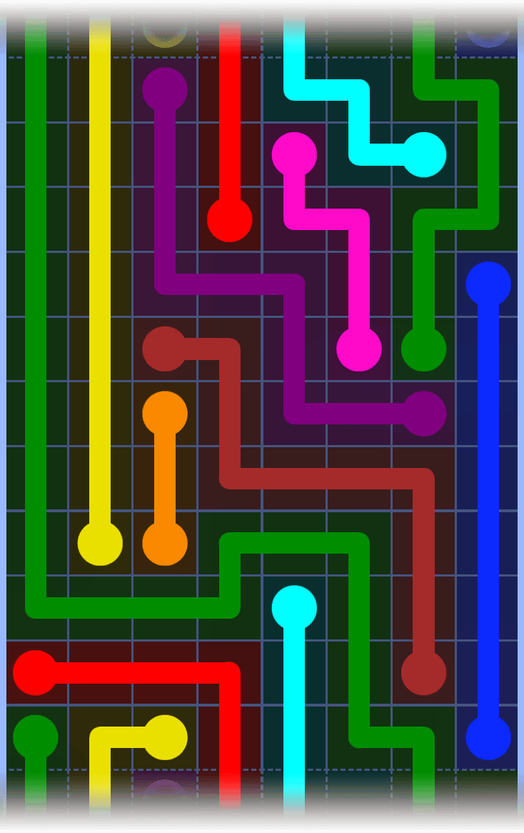 Flow Free Warps 1333 Solution
