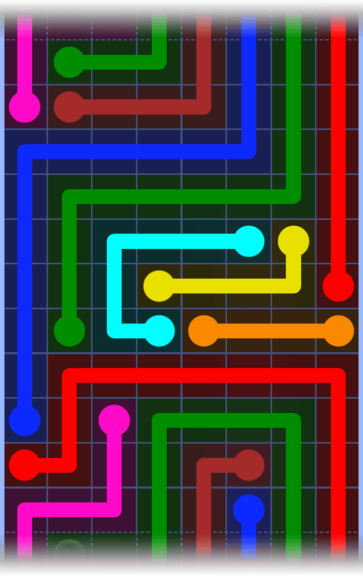 Flow Free Warps 1335 Solution