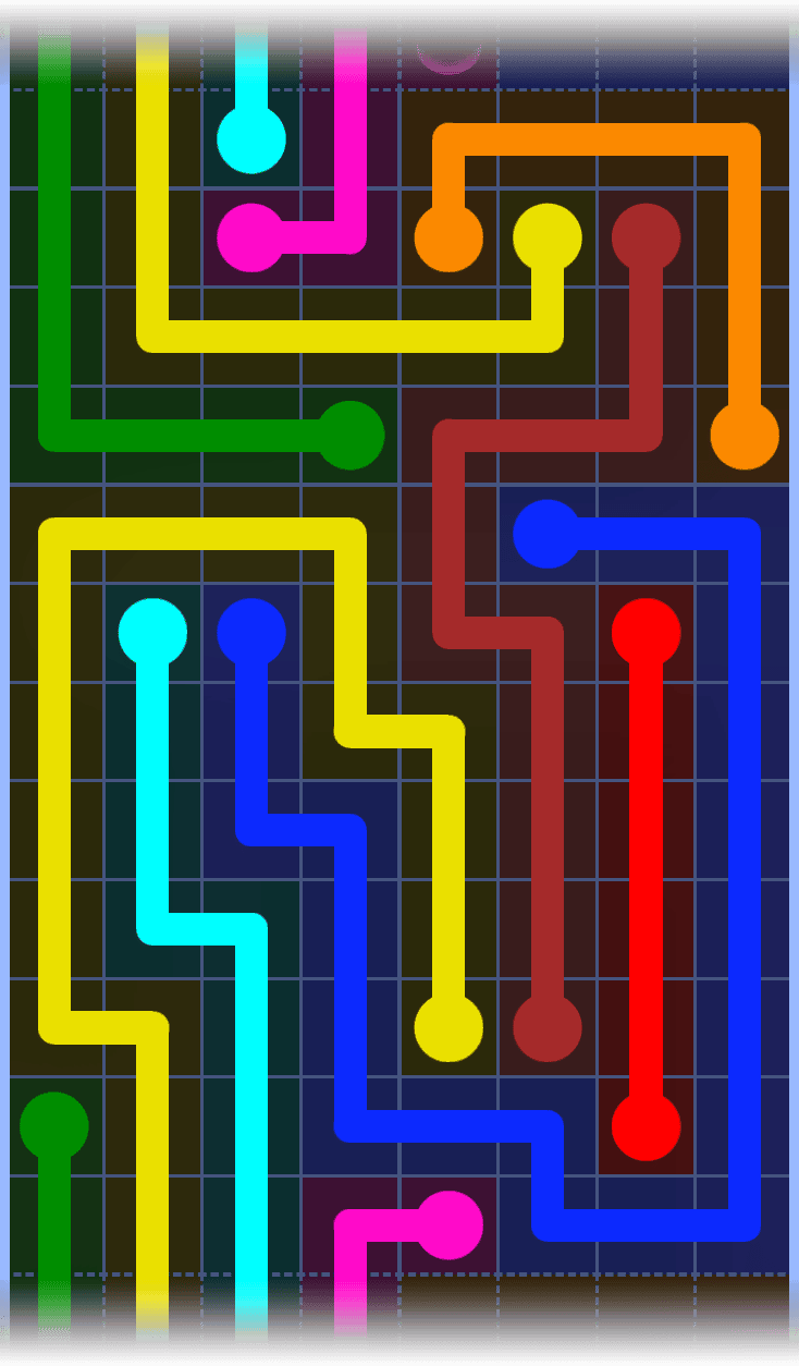 Flow Free Warps 1336 Solution