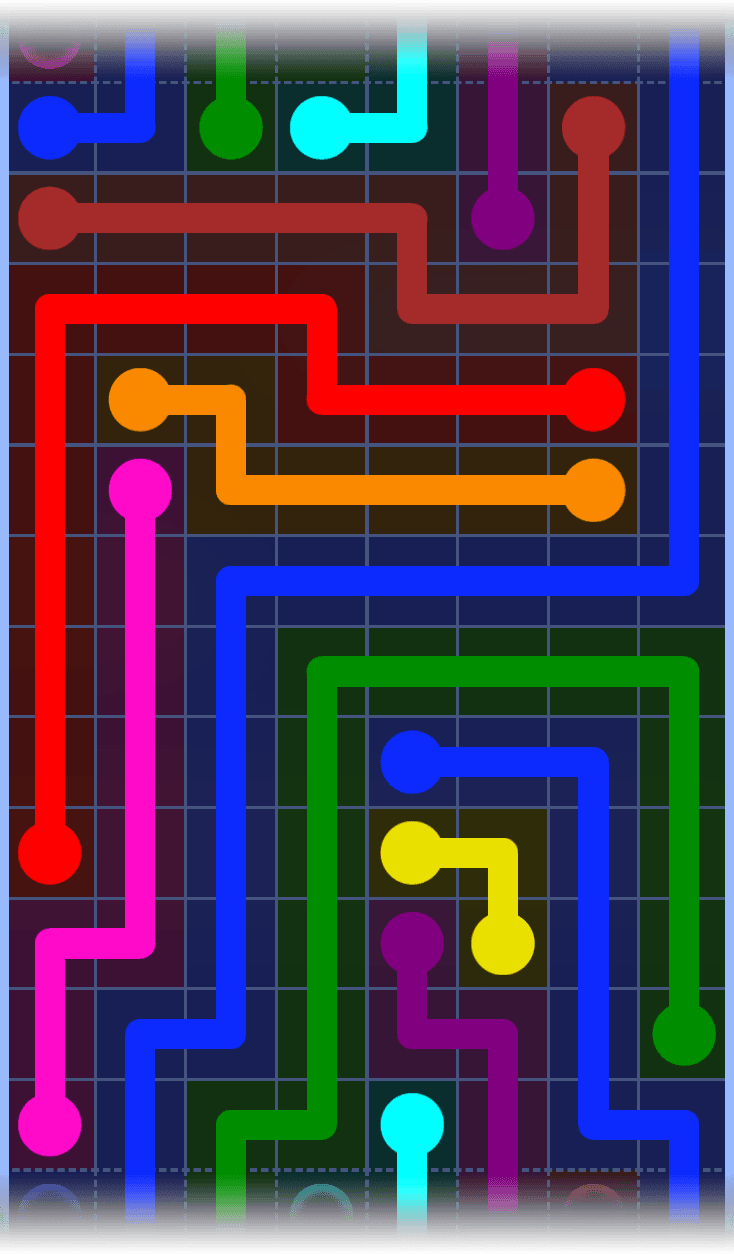 Flow Free Warps 1339 Solution