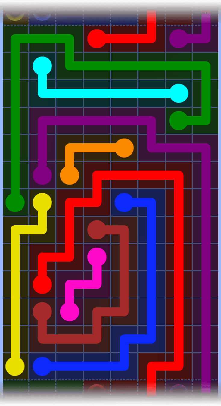 Flow Free Warps 1344 Solution