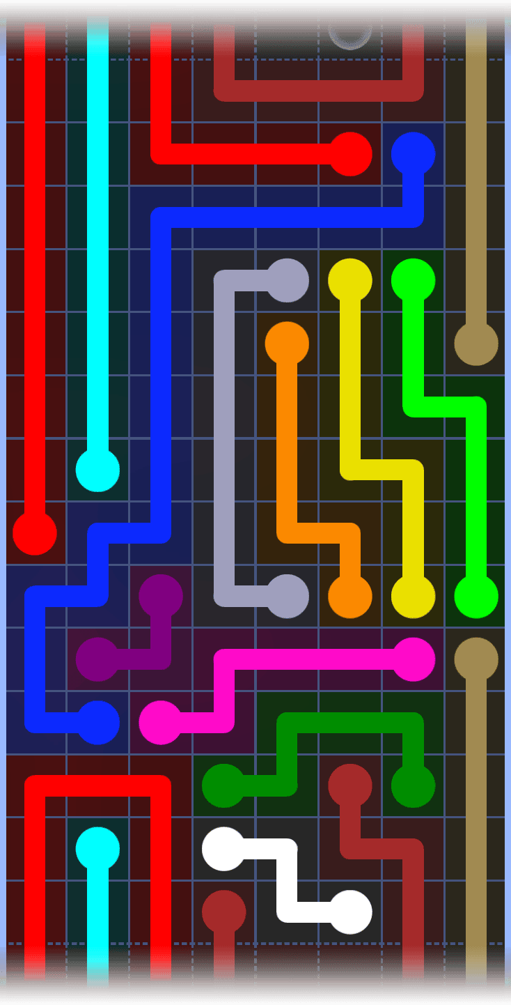 Flow Free Warps 1347 Solution
