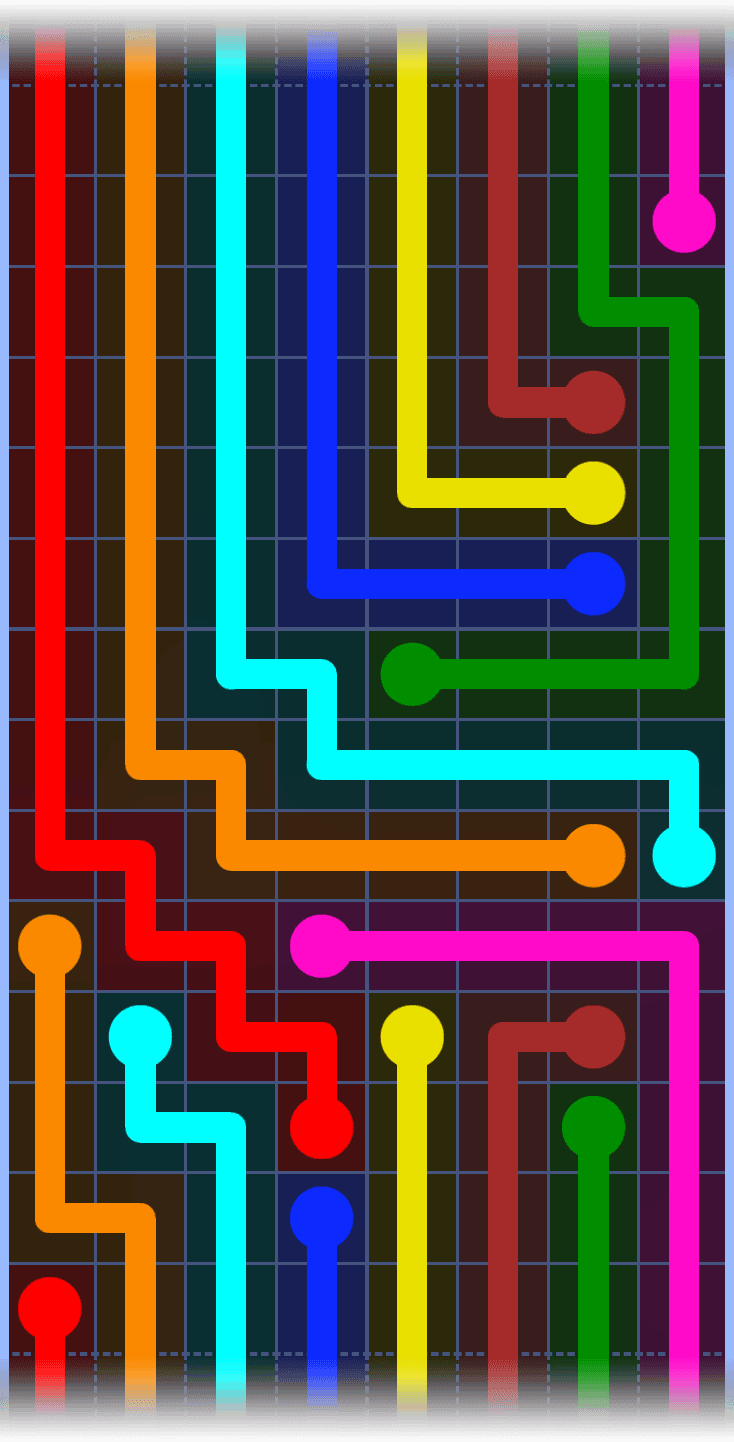 Flow Free Warps 1349 Solution