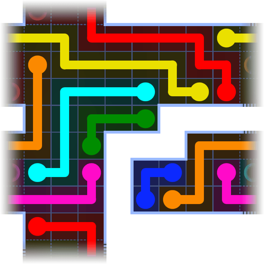 Flow Free Warps 1063 Solution