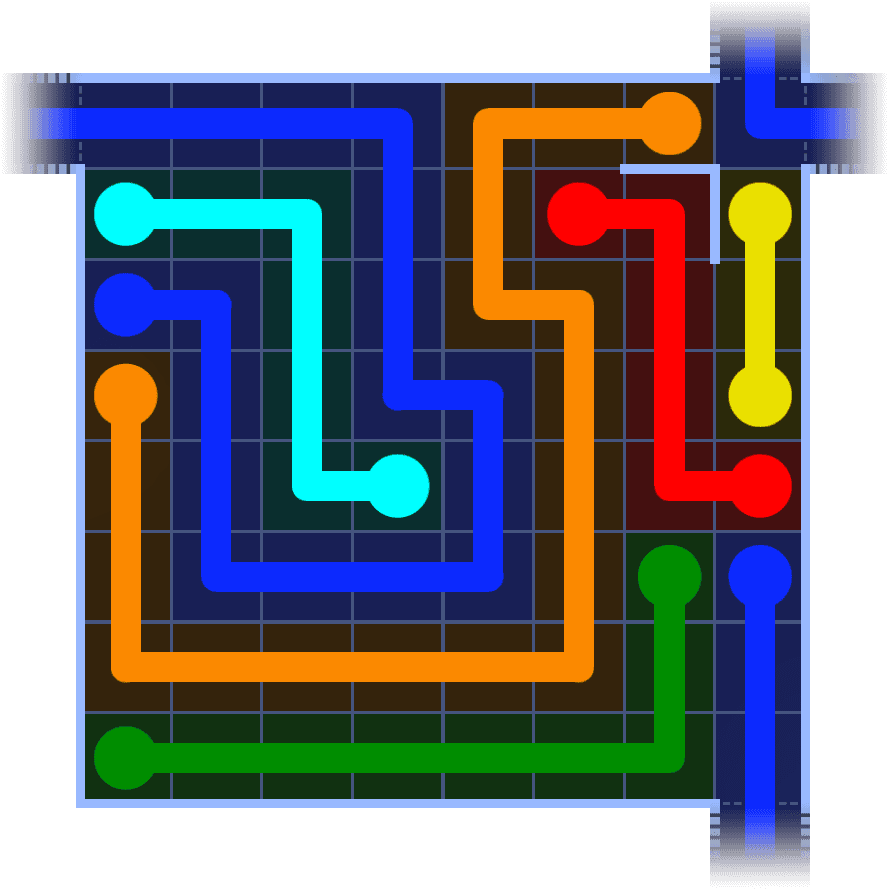 Flow Free Warps 1064 Solution