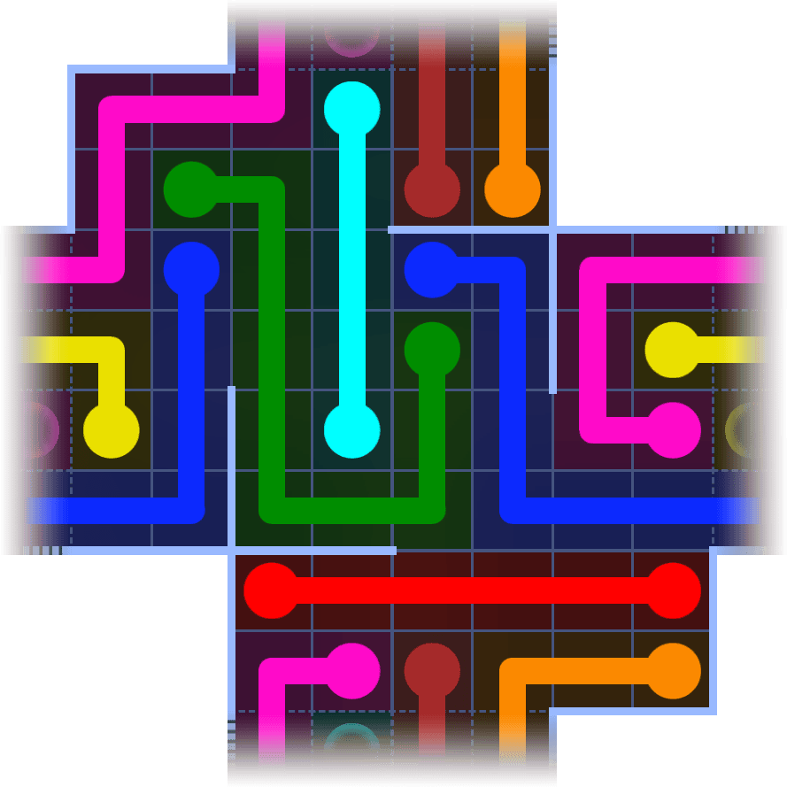 Flow Free Warps 1066 Solution