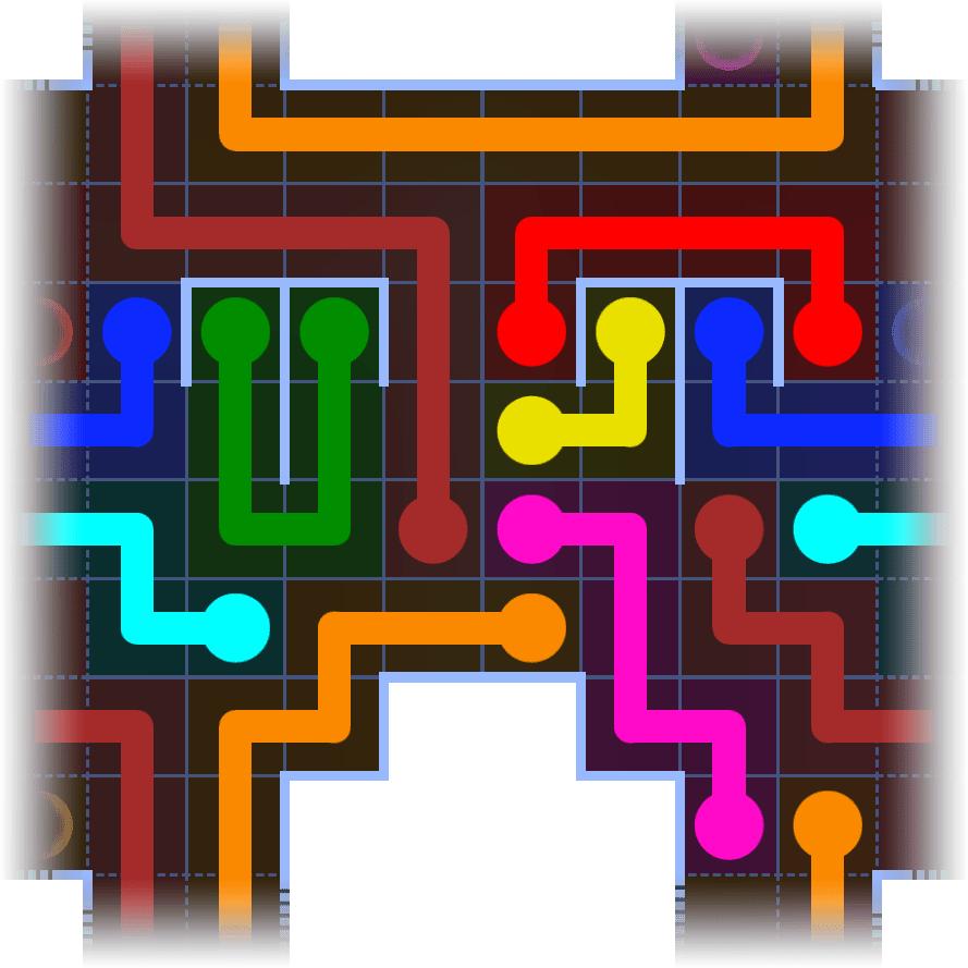 Flow Free Warps 1070 Solution