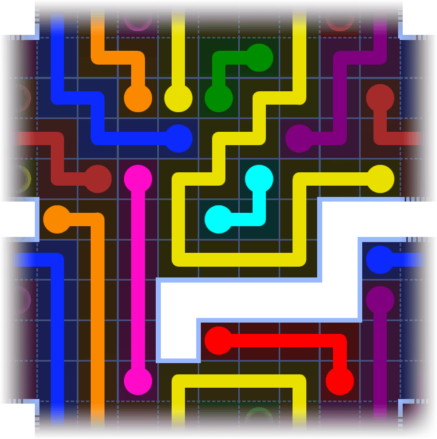 Flow Free Warps 1073 Solution