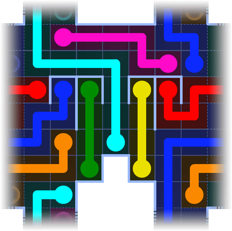 Flow Free Warps 1057 Solution