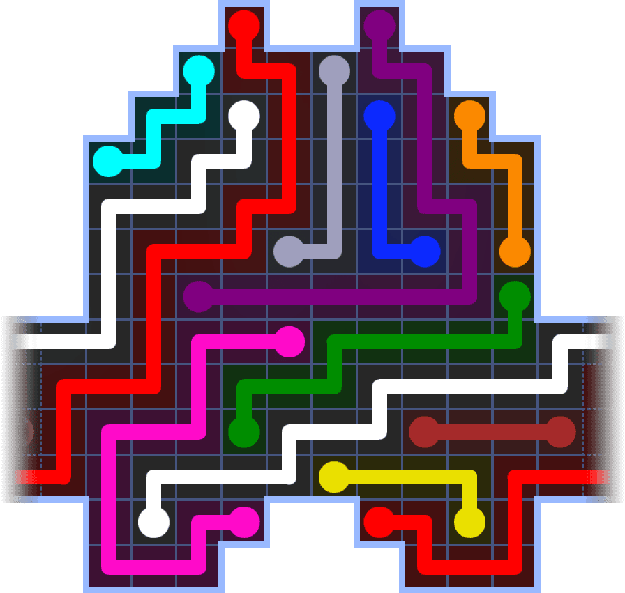 Flow Free Warps 1171 Solution