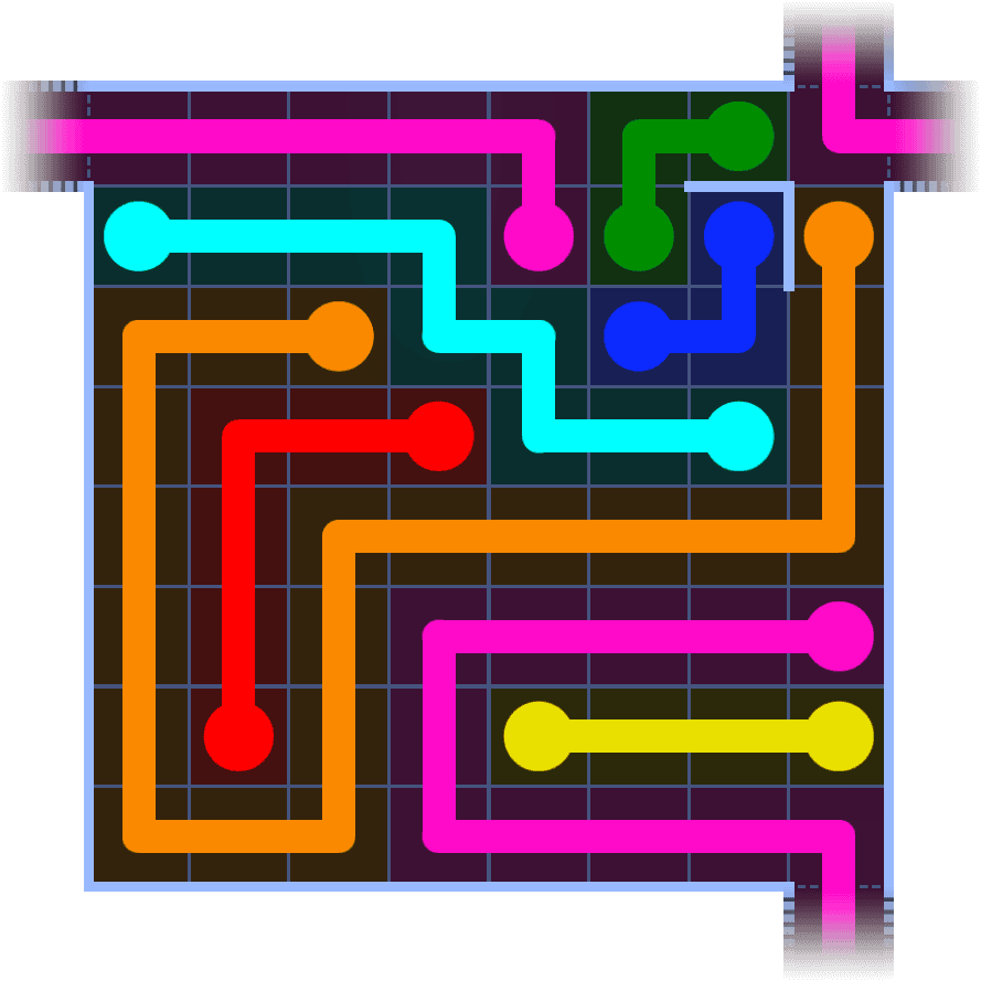 Flow Free Warps 1184 Solution