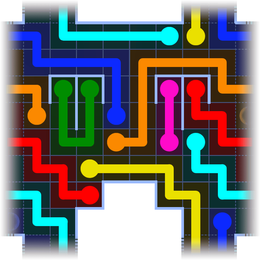 Flow Free Warps 1190 Solution