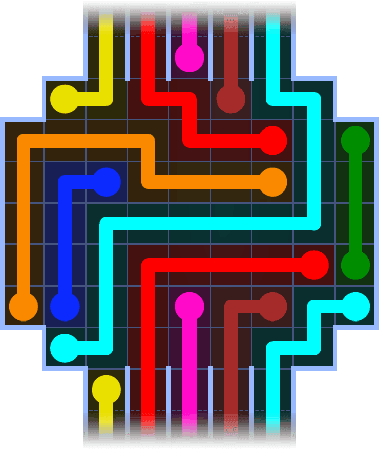 Flow Free Warps 1196 Solution