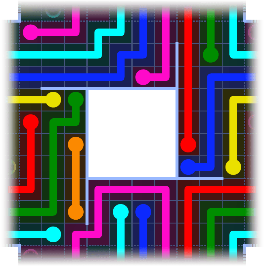 Flow Free Warps 1198 Solution