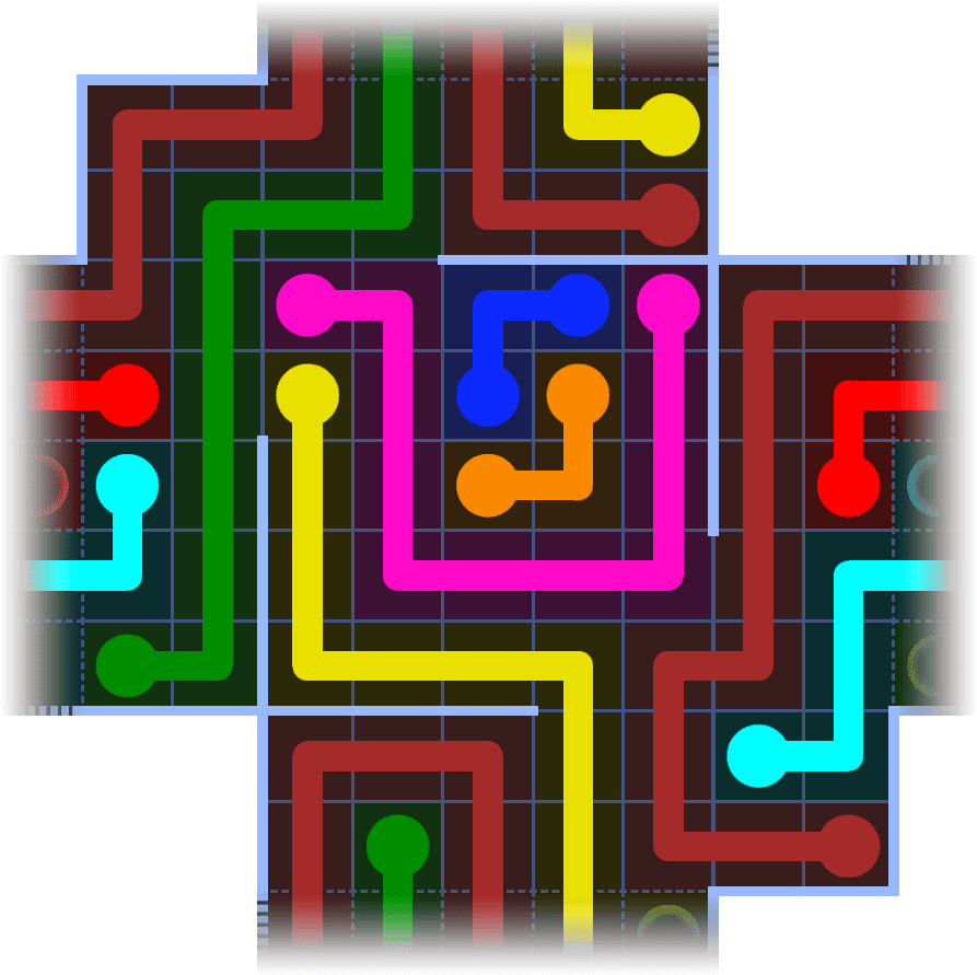 Flow Free Warps 1199 Solution