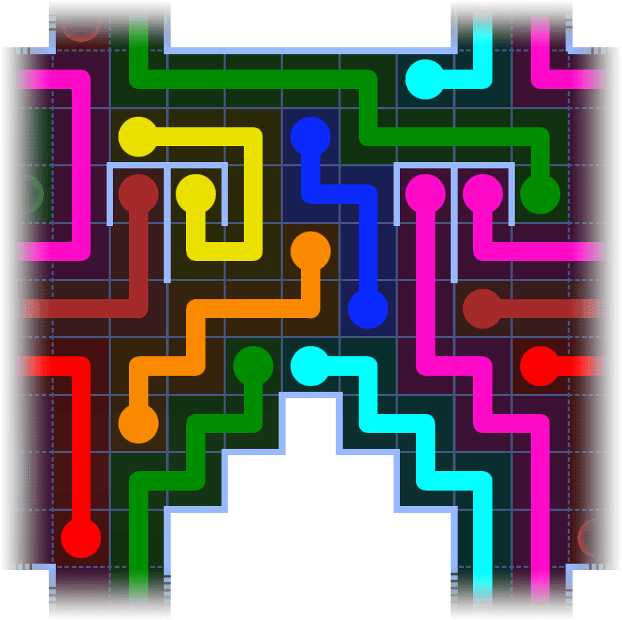 Flow Free Warps 1200 Solution