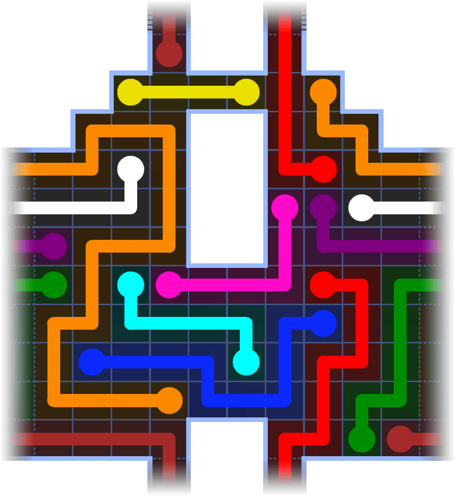 Flow Free Warps 1081 Solution