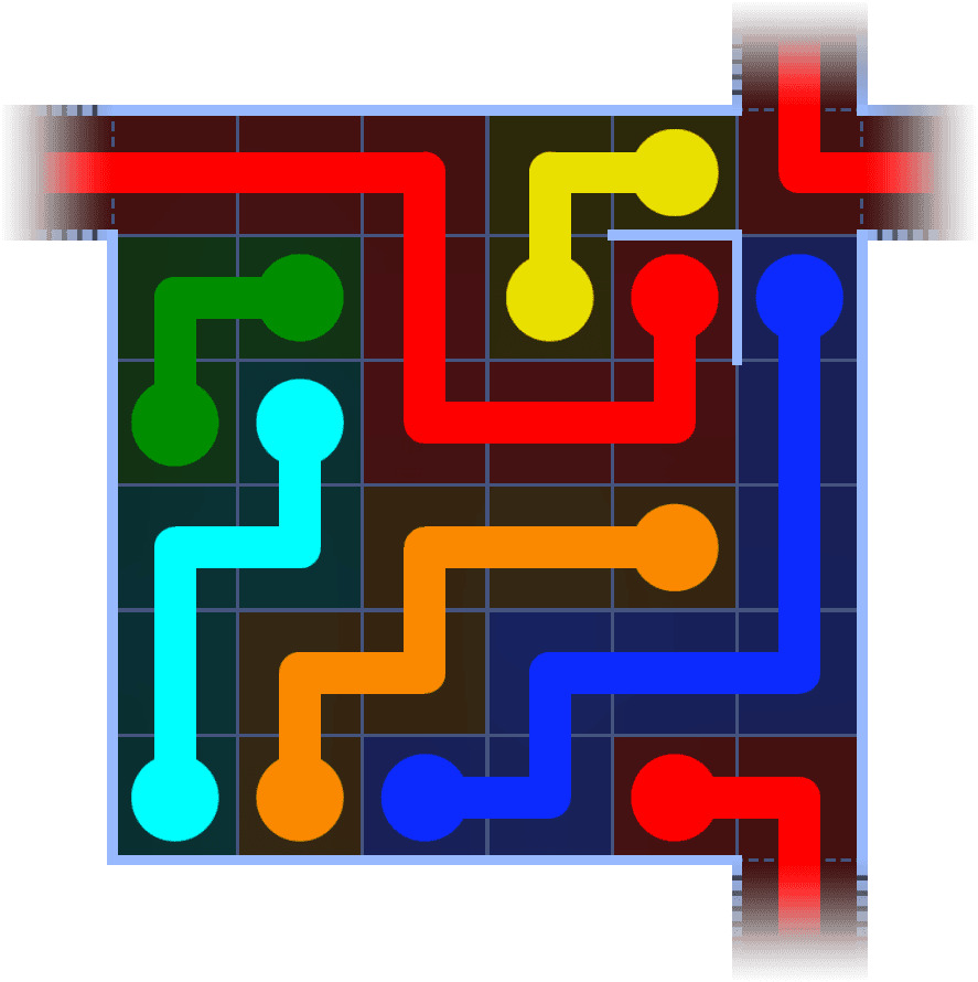 Flow Free Warps 1090 Solution