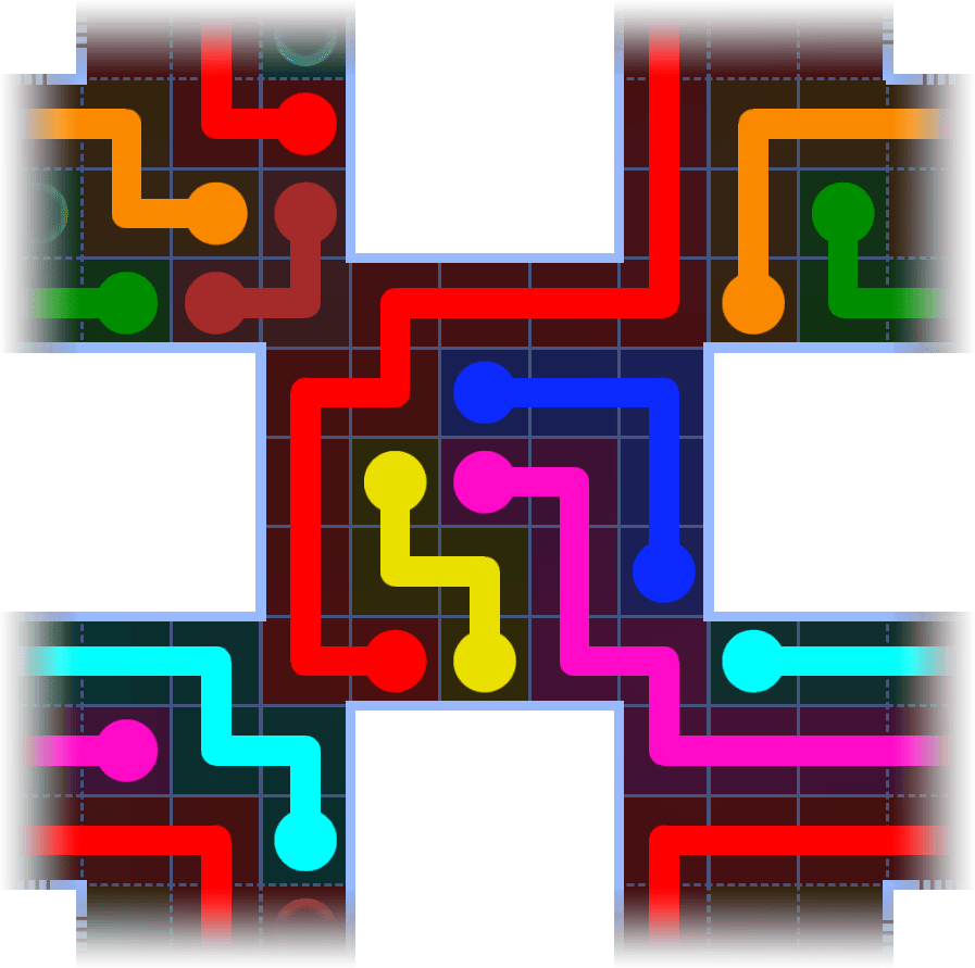 Flow Free Warps 1092 Solution