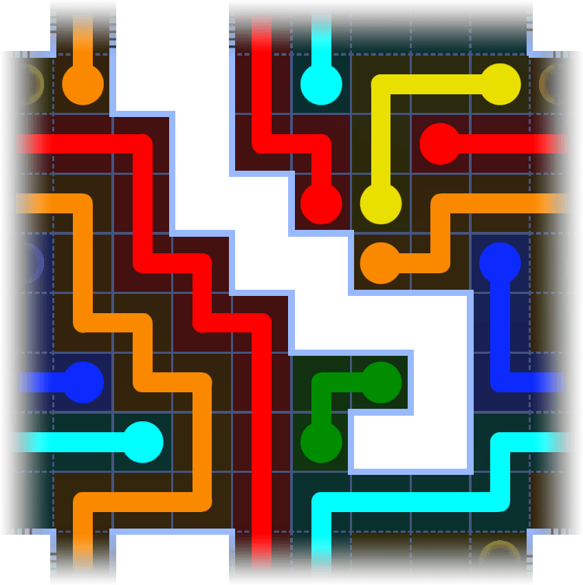 Flow Free Warps 1093 Solution