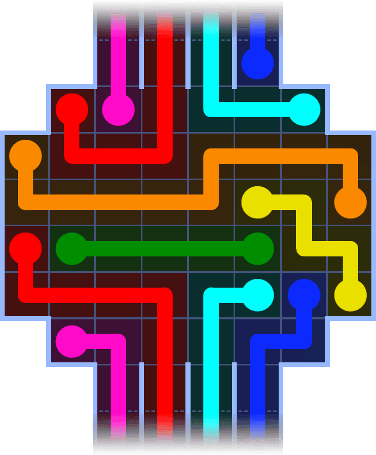 Flow Free Warps 1098 Solution