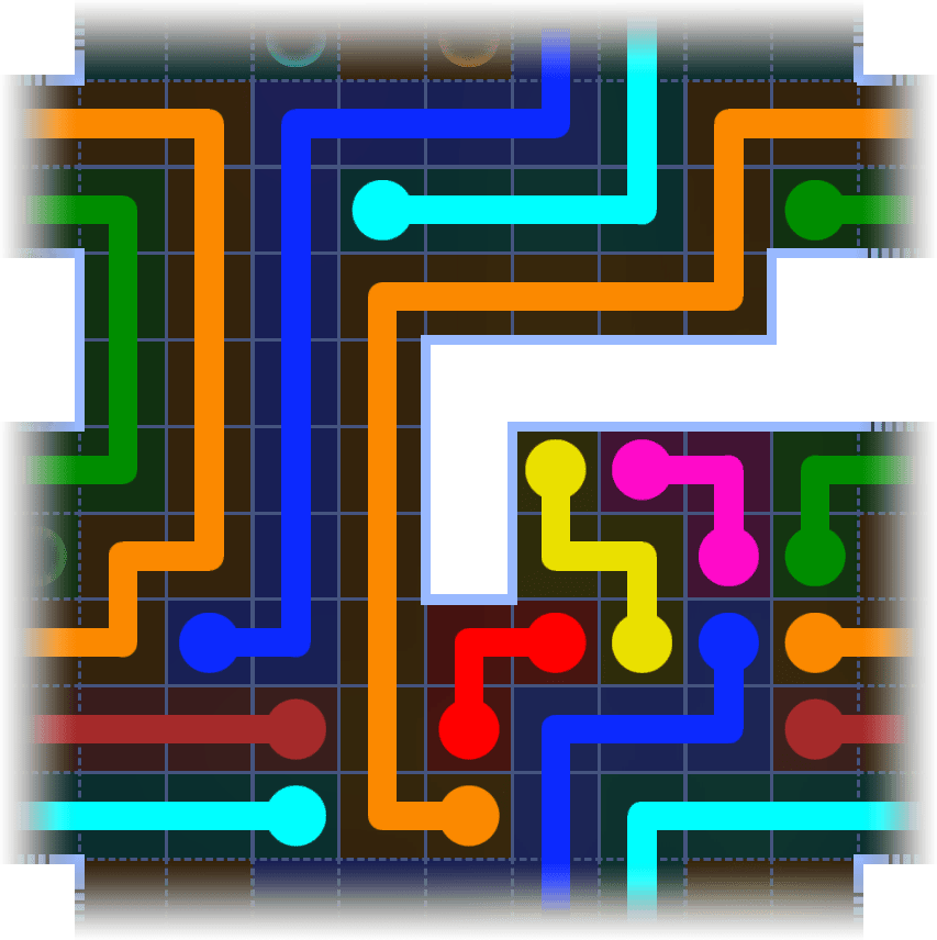 Flow Free Warps 1103 Solution