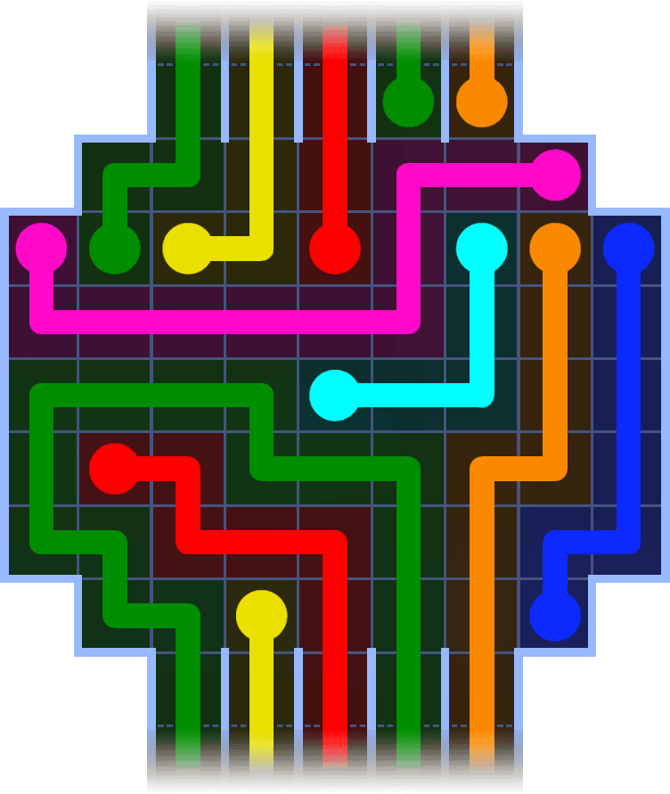 Flow Free Warps 1106 Solution