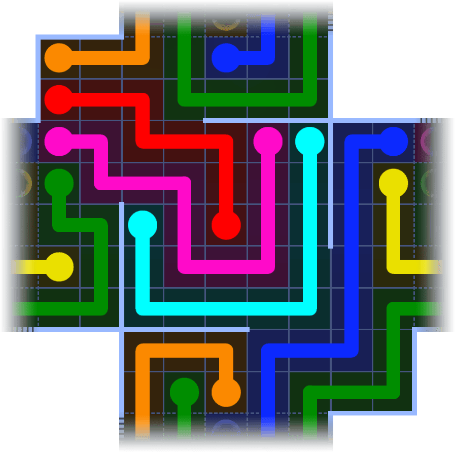 Flow Free Warps 1109 Solution