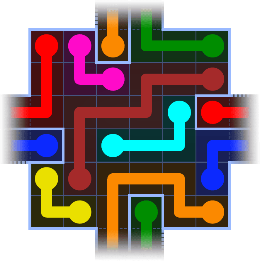 Flow Free Warps 1113 Solution