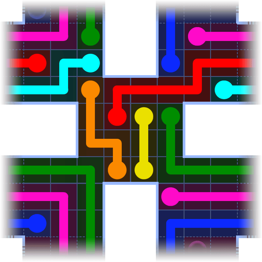 Flow Free Warps 1115 Solution