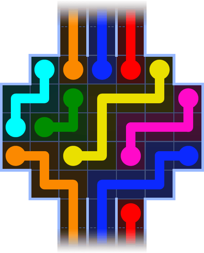 Flow Free Warps 1118 Solution