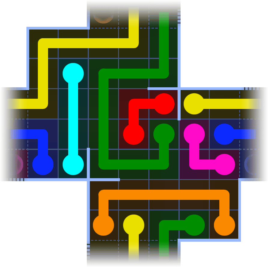 Flow Free Warps 1119 Solution