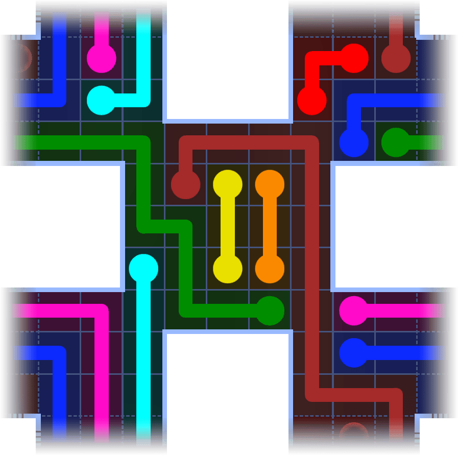 Flow Free Warps 1122 Solution