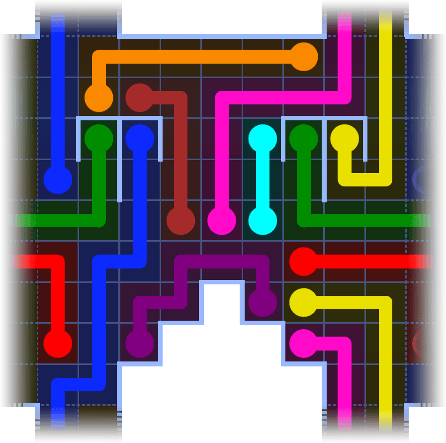 Flow Free Warps 1140 Solution