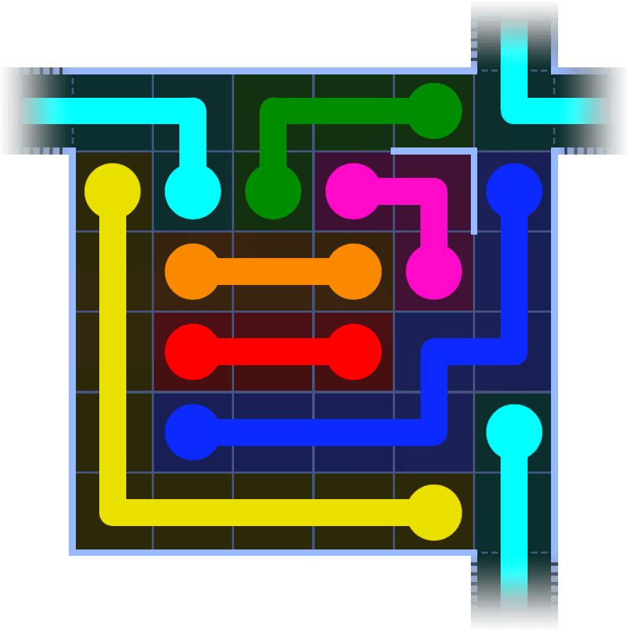 Flow Free Warps 1150 Solution
