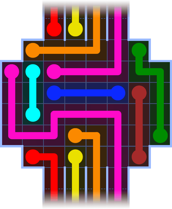 Flow Free Warps 1158 Solution