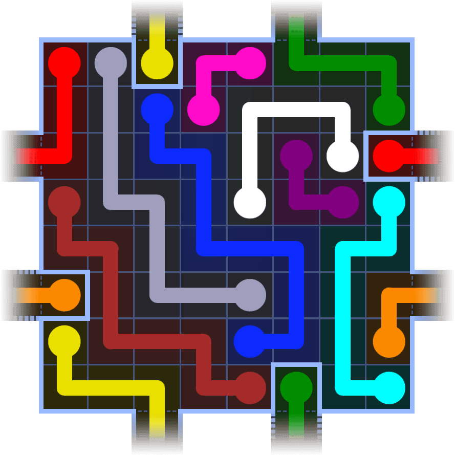 Flow Free Warps 1165 Solution