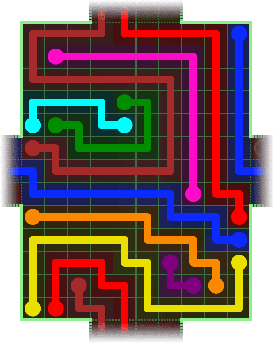 Flow Free Warps 5212 Solution