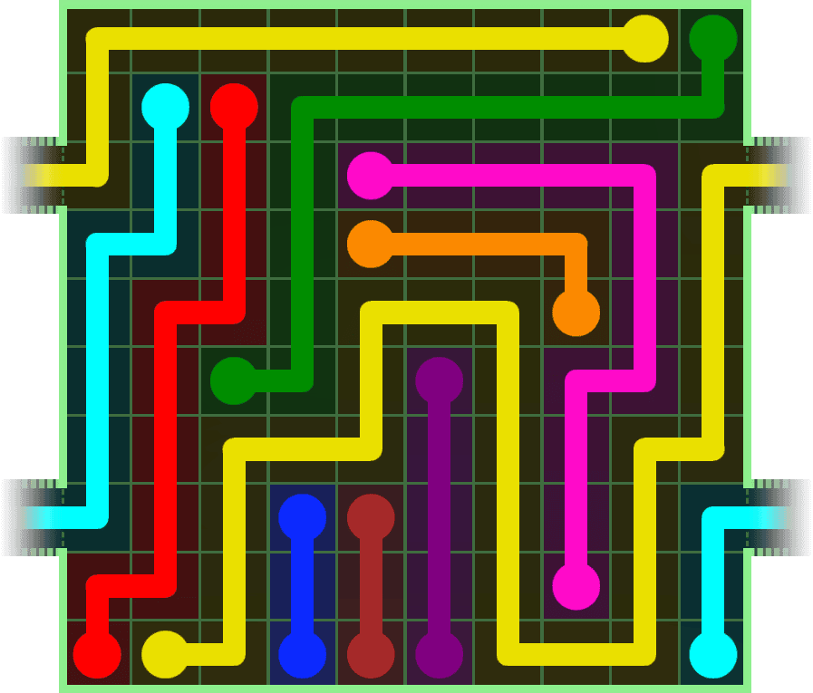 Flow Free Warps 4692 Solution