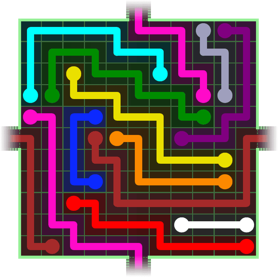 Flow Free Warps 4718 Solution