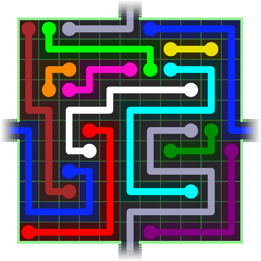 Flow Free Warps 4719 Solution