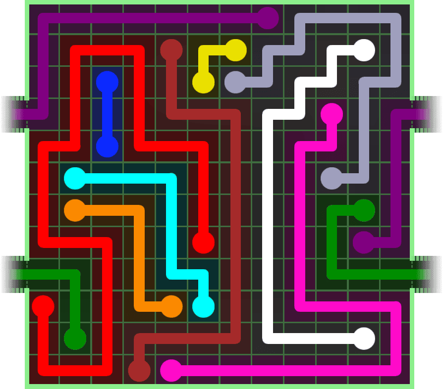 Flow Free Warps 4742 Solution