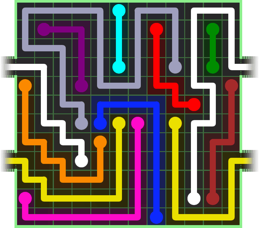 Flow Free Warps 4743 Solution