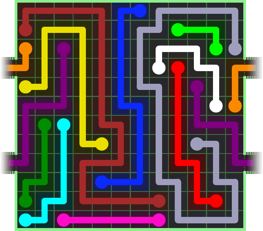 Flow Free Warps 4748 Solution