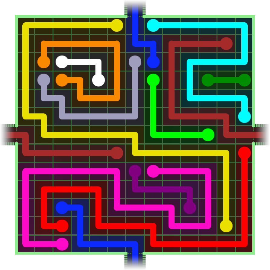 Flow Free Warps 4774 Solution