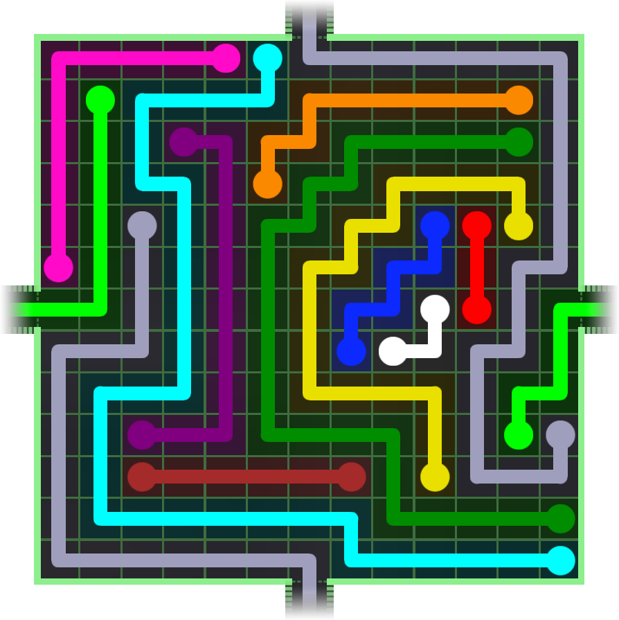 Flow Free Warps 4786 Solution
