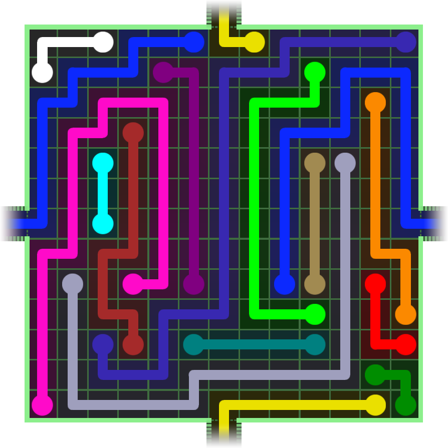 Flow Free Warps 4788 Solution