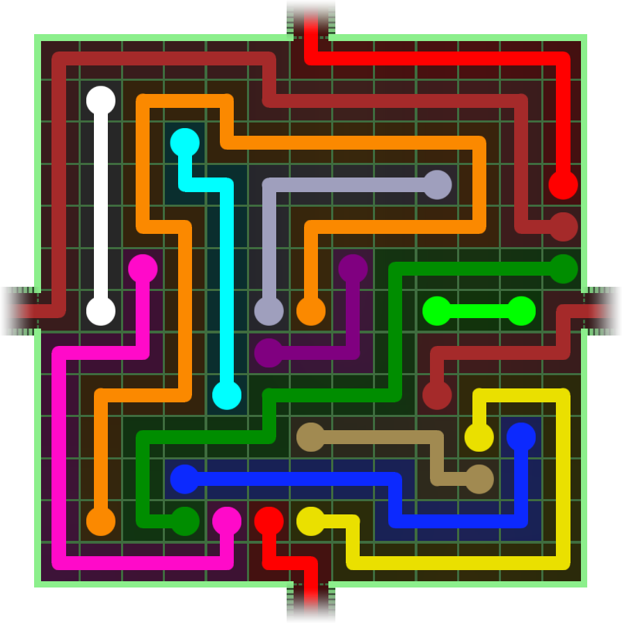 Flow Free Warps 4791 Solution