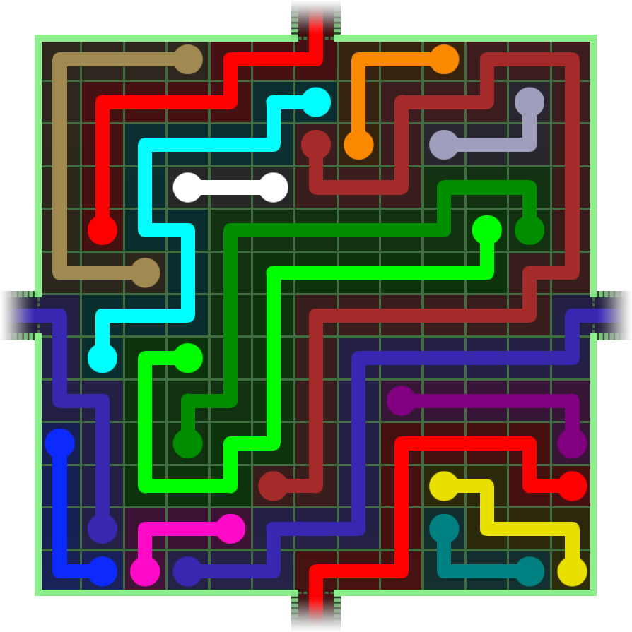 Flow Free Warps 4796 Solution