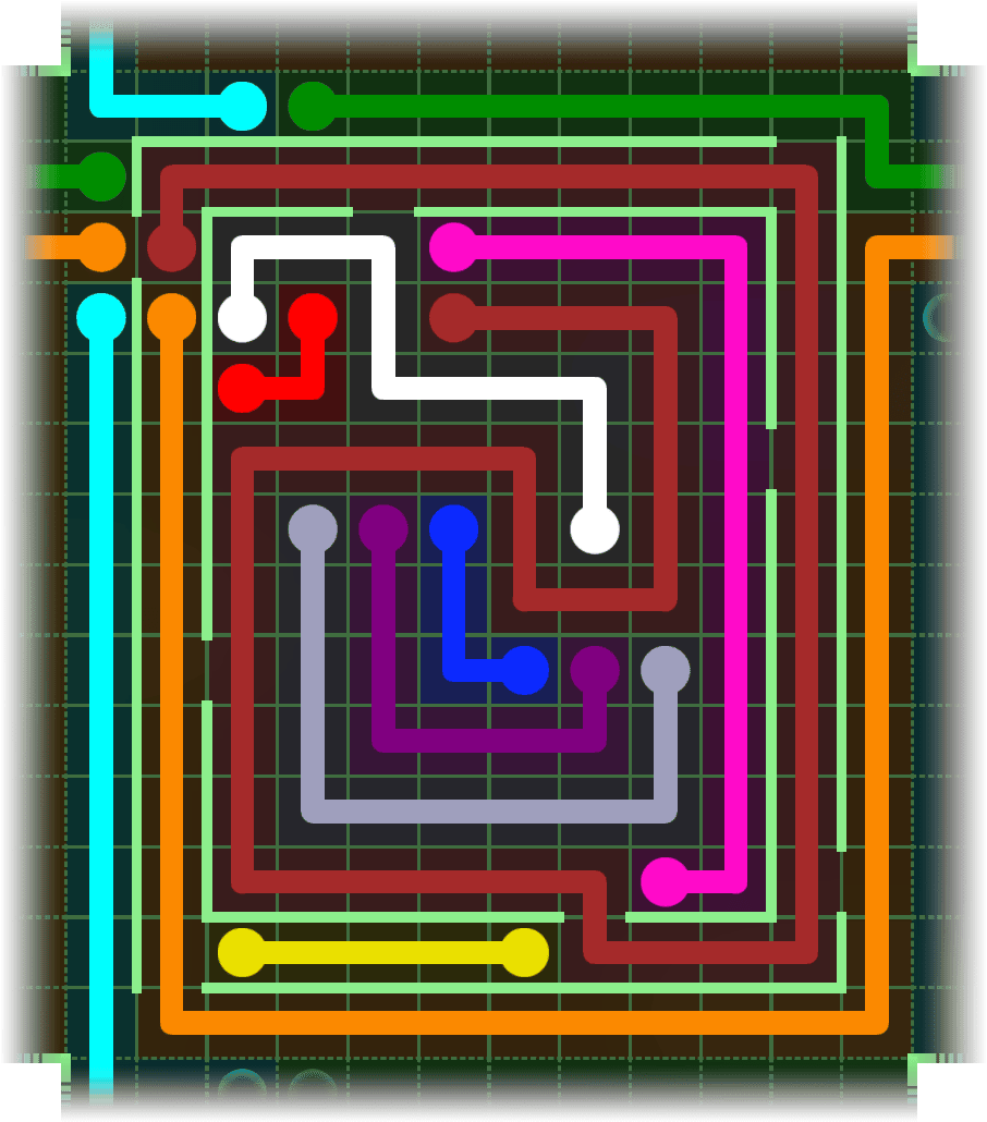 Flow Free Warps 4863 Solution